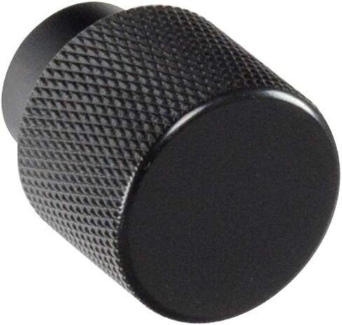 CKP #6800 مقبض خطي من الألومنيوم مقاس 1 بوصة (25 مم) مخرش، أسود in Kuwait