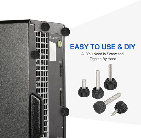 20 Pcs Threaded Knurled Thumbscrew, M4 x 6mm Monitor Mount Arm Screws Stainless Steel Clamping Knobs Grip Thumb Screw for Computer TV in Saudi Arabia