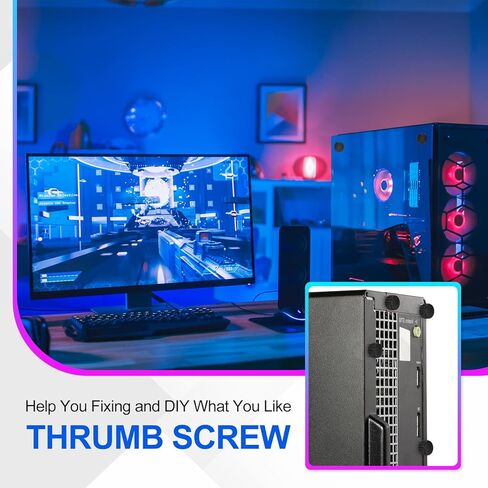 20 Pcs Threaded Knurled Thumbscrew, M4 x 6mm Monitor Mount Arm Screws Stainless Steel Clamping Knobs Grip Thumb Screw for Computer TV in Saudi Arabia