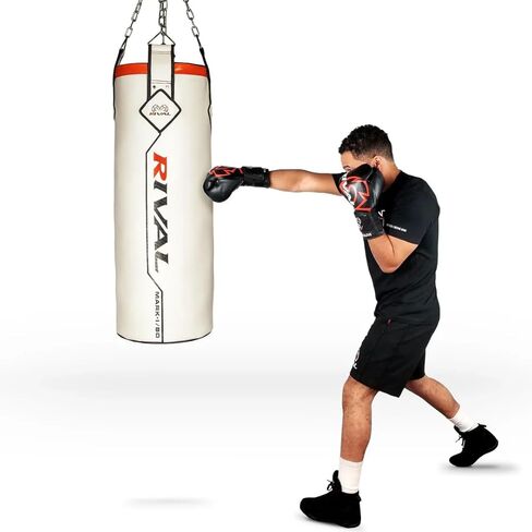 RIVAL Boxing Mark-I 50 lb Heavy Bag, 36" x 13", Pre-Filled with Recycled Shredded Material, Microfiber Outer Shell in Saudi Arabia