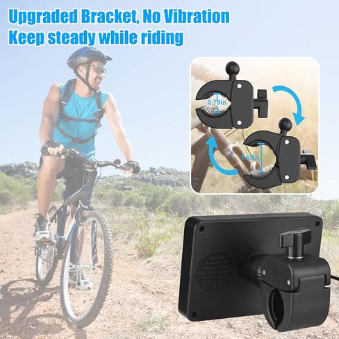 Bike Rear View Camera 1080P with Night Vision, Bike Camera Front & Rear View Wide Angle Lens, Loop Recording, 5000mAh Battery, Bike Accessories for EBike, Mountain in Saudi Arabia