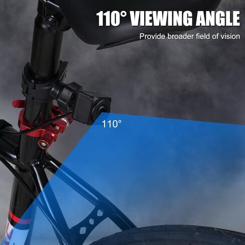 Bike Rear View Camera 1080P with Night Vision, Bike Camera Front & Rear View Wide Angle Lens, Loop Recording, 5000mAh Battery, Bike Accessories for EBike, Mountain in Saudi Arabia