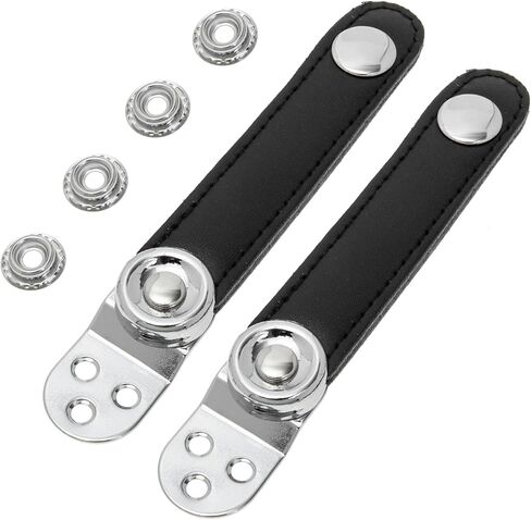 Toyvian Universal Double-Layer Accordion Bellows Buckle Strap with 4 Replacement Metal Fasteners for Accordion Accessories Compact and Lightweight Design 2 Pack in Saudi Arabia