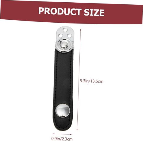 Toyvian Universal Double-Layer Accordion Bellows Buckle Strap with 4 Replacement Metal Fasteners for Accordion Accessories Compact and Lightweight Design 2 Pack in Saudi Arabia