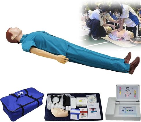 نموذج تدريب على الإسعافات الأولية لكامل الجسم للكبار، نموذج تدريب محاكاة CPR، محاكي الإنعاش القلبي الرئوي للفصول الدراسية أو مركز الأبحاث in Saudi Arabia
