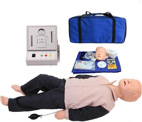 مجموعة تدريب التمريض الطبي للأطفال CPR، دمية تدريب على الإسعافات الأولية لكامل الجسم، دمية محاكاة مانيكين لرعاية المرضى، ممارسة التمريض للفصول الدراسية أو مراكز الأبحاث، B in Kuwait