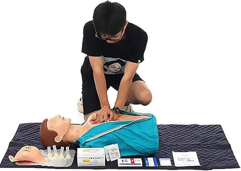 CPR Half Body Manikin Kit,Body Manikin Training Dummy Resuscitation Professional Adult Training Manikin for Medical Training Teaching Supplies in Saudi Arabia