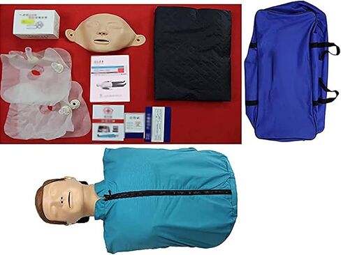CPR Half Body Manikin Kit,Body Manikin Training Dummy Resuscitation Professional Adult Training Manikin for Medical Training Teaching Supplies in Saudi Arabia