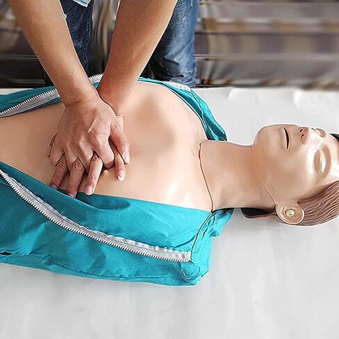 CPR Half Body Manikin Kit,Body Manikin Training Dummy Resuscitation Professional Adult Training Manikin for Medical Training Teaching Supplies in Saudi Arabia