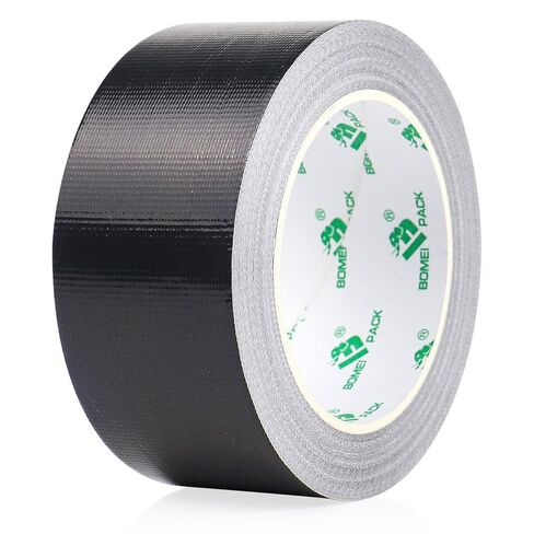 BOMEI PACK Adhesive Black Aluminum Foil Heat Shield Tape Barrier 2in x 66ft, Fiberglass Thermal Insulation Reflective Material High Temp Protection 1Pack in Saudi Arabia