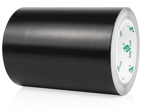 BOMEI PACK Adhesive Black Aluminum Foil Heat Shield Tape Barrier 2in x 66ft, Fiberglass Thermal Insulation Reflective Material High Temp Protection 1Pack in Saudi Arabia
