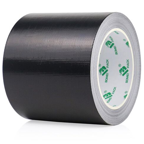 BOMEI PACK Adhesive Black Aluminum Foil Heat Shield Tape Barrier 2in x 66ft, Fiberglass Thermal Insulation Reflective Material High Temp Protection 1Pack in Saudi Arabia