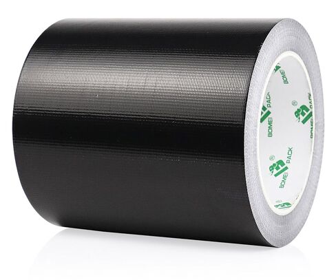 BOMEI PACK Adhesive Black Aluminum Foil Heat Shield Tape Barrier 2in x 66ft, Fiberglass Thermal Insulation Reflective Material High Temp Protection 1Pack in Saudi Arabia