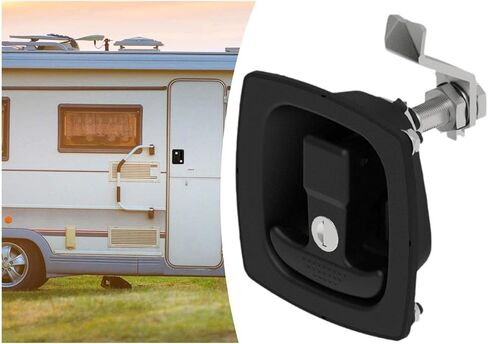 مزلاج باب بمقبض على شكل حرف T من سبائك الزنك، مزلاج سحب LockFlush، قفل حقيبة أدوات الضغط القابلة للطي in Saudi Arabia