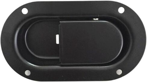 Mechanical Key Panel Lock for Generator Set Silent Box Door, Compatible with Industrial Compressors and Engineering Vehicles, 139x78mm(Iron no Lock) in Saudi Arabia