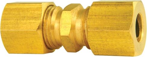 Replacement for fits AGS CF-2B Brass compression union, 1/4, 1/bag in Saudi Arabia