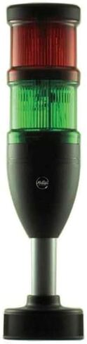 Tower Light Assembly, Red, Green, 24V AC/DC, Not Applicable FPM, 70 mm Dia., Support Tube, Mfr: SL7-100-L-RG-24LED-A in Saudi Arabia