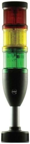 Tower Light Assembly, Red, Yellow, Green, 24V AC/DC, Not Applicable FPM, 70 mm Dia., Support Tube, Mfr: SL7-100-L-RAG-24LED-A in Kuwait