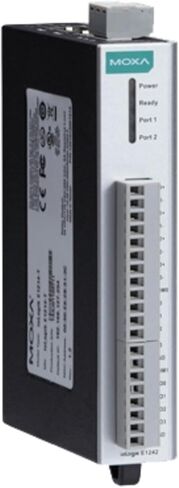 MOXA ioLogik E1242 Remote Ethernet I/O with 4AI, 4DI, 4DIO, and 2-Port Switch in Kuwait