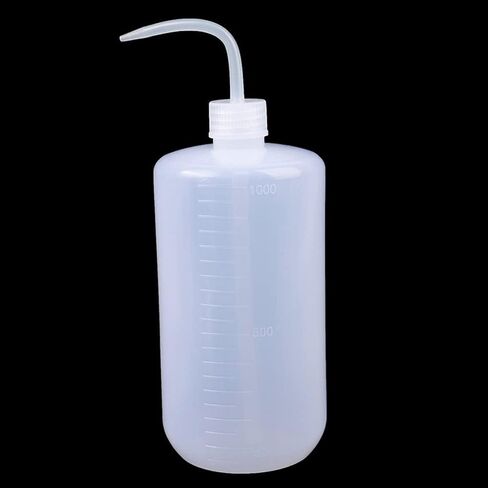 500ml 1000ml Plastic Safety Wash Bottle, Lab Squeeze Bottle with Narrow Mouth and Scale Labels, Squirt Bottle For Plant Flower Succulent Watering - 5 Packs in Saudi Arabia