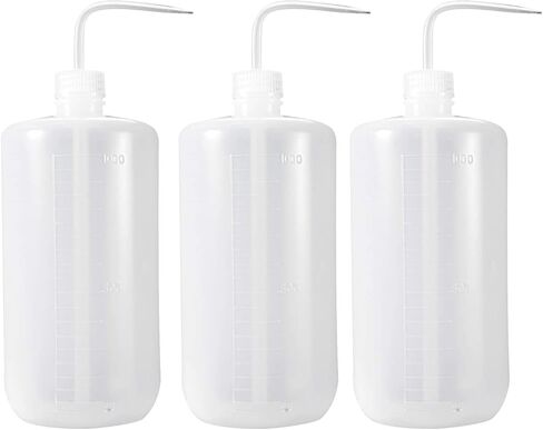 500ml 1000ml Plastic Safety Wash Bottle, Lab Squeeze Bottle with Narrow Mouth and Scale Labels, Squirt Bottle For Plant Flower Succulent Watering - 5 Packs in Saudi Arabia