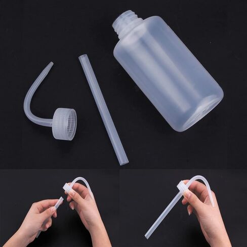 500ml 1000ml Plastic Safety Wash Bottle, Lab Squeeze Bottle with Narrow Mouth and Scale Labels, Squirt Bottle For Plant Flower Succulent Watering - 5 Packs in Saudi Arabia