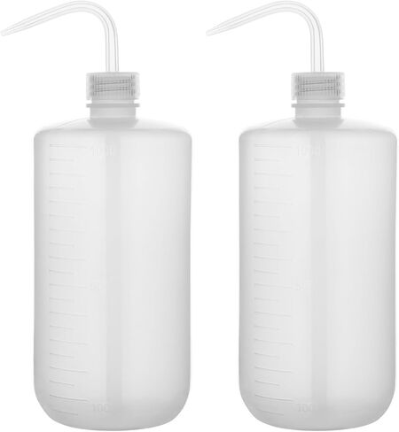 XCD 2-Pack 250ml (8 oz) Lab Squeeze Bottles, LDPE Safety Graduated Containers with Narrow Mouth for Laboratory Cleaning and More in Saudi Arabia