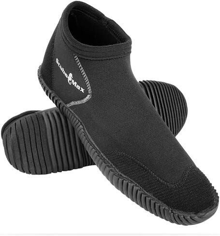 ScubaMax 3mm Low Cut Soft Sole Neoprene Dive Boots with Aqua Vents in Kuwait