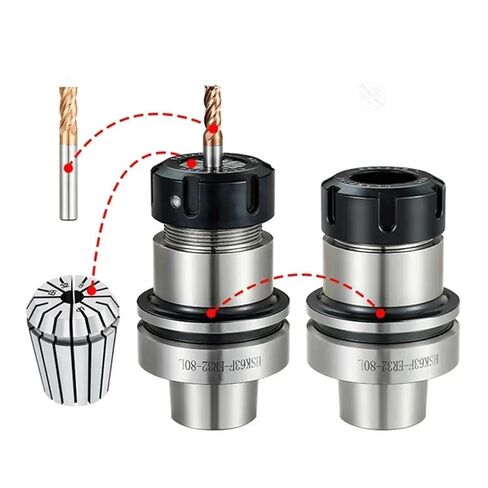 HSK63F Tool Holder HSK63-ER16 ER25 ER32 ER40 Tool Holder HSK63F Engraving Woodworking Machine HSK63F Toolholder(ER40-80L) in Saudi Arabia