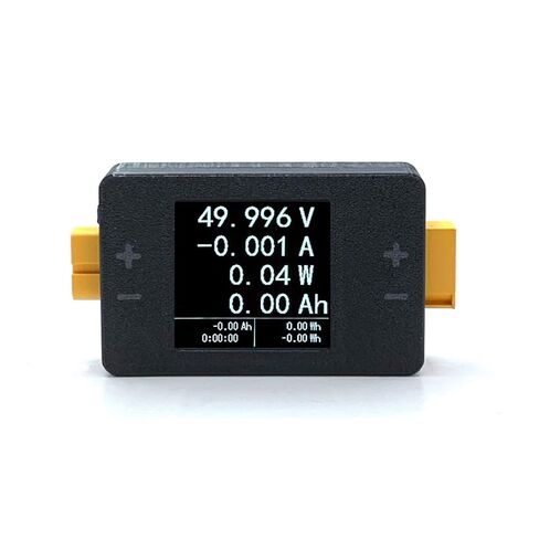 Power Meter Aircraft Model Battery Voltage Capacity Tester, DC Power Analyzer, Portable Battery Power Monitor, 8-150V 25A, Wattage Display, XT60 Connector in Kuwait