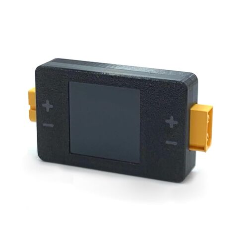 Power Meter Aircraft Model Battery Voltage Capacity Tester, DC Power Analyzer, Portable Battery Power Monitor, 8-150V 25A, Wattage Display, XT60 Connector in Kuwait