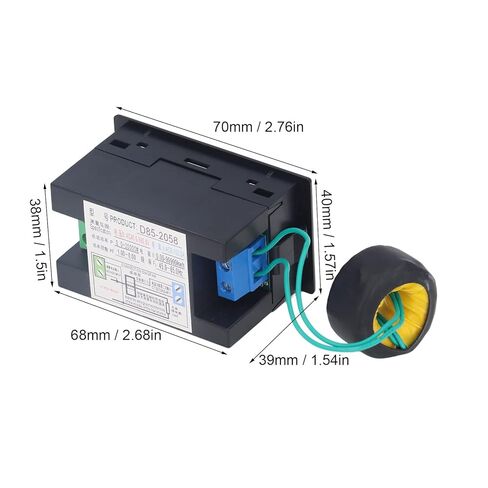 شاشة الطاقة، D85 2058 عدادات لوحة الطاقة، جهد التيار المتردد، التيار، الطاقة النشطة، عامل الطاقة، تردد الطاقة والعرض الكهربائي in Kuwait