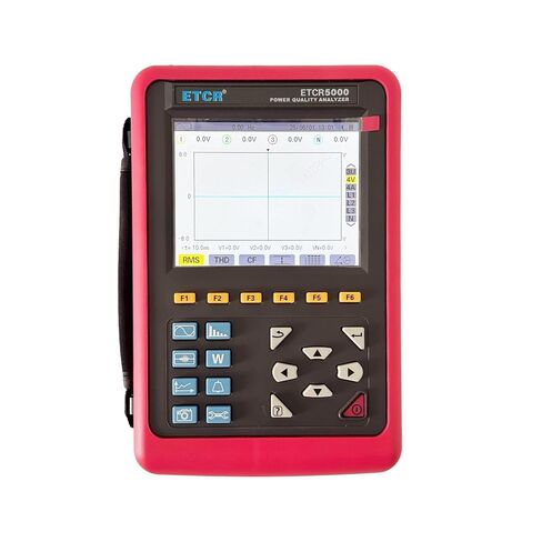 ETCR5000-300F 6000A 3-Phase Power Quality Analyzer Harmonics Analyzer Three Phase Datalogger with ETCR300F Ф300mm Flexible Coil Current Clamp Sensor Range 10A-6000A in Kuwait