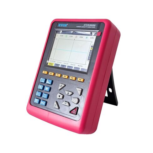 ETCR5000-300F 6000A 3-Phase Power Quality Analyzer Harmonics Analyzer Three Phase Datalogger with ETCR300F Ф300mm Flexible Coil Current Clamp Sensor Range 10A-6000A in Kuwait