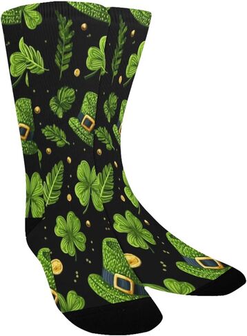 جوارب المشي لمسافات طويلة بنمط Lucky Clover - جوارب شتوية حرارية سميكة دافئة للأطفال الصغار للأولاد والبنات للمدرسة، والارتداء اليومي والأنشطة الخارجية in Kuwait