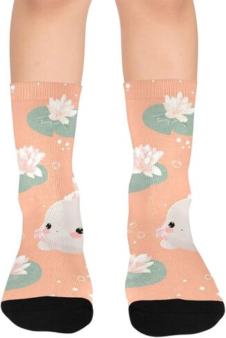 جوارب Pink Water Pals للمشي لمسافات طويلة - جوارب شتوية حرارية سميكة دافئة للأطفال الصغار للأولاد والبنات للمدرسة، والارتداء اليومي والأنشطة الخارجية in Kuwait