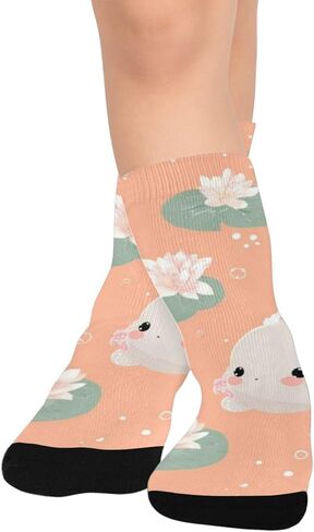 جوارب Pink Water Pals للمشي لمسافات طويلة - جوارب شتوية حرارية سميكة دافئة للأطفال الصغار للأولاد والبنات للمدرسة، والارتداء اليومي والأنشطة الخارجية in Kuwait