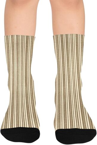 جوارب للتنزه سيرًا على الأقدام بتصميم هندسي دافئ - جوارب شتوية سميكة دافئة للأولاد والبنات الصغار للمدرسة، والارتداء اليومي والأنشطة الخارجية in Kuwait