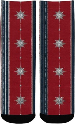 جوارب فيستيف ستارز مخططة للمشي لمسافات طويلة - جوارب شتوية حرارية سميكة دافئة للأولاد والبنات الصغار للمدرسة، والارتداء اليومي والأنشطة الخارجية in Kuwait