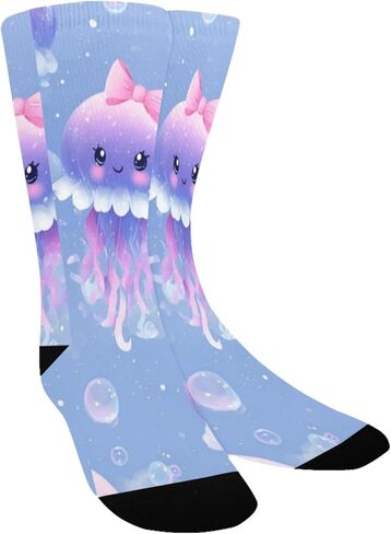 جوارب لطيفة لأصدقاء قنديل البحر للمشي لمسافات طويلة - جوارب شتوية حرارية سميكة دافئة للأطفال الصغار للأولاد والبنات للمدرسة، والارتداء اليومي والأنشطة الخارجية in Kuwait