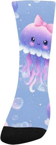 جوارب لطيفة لأصدقاء قنديل البحر للمشي لمسافات طويلة - جوارب شتوية حرارية سميكة دافئة للأطفال الصغار للأولاد والبنات للمدرسة، والارتداء اليومي والأنشطة الخارجية in Kuwait