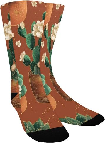 جوارب التنزه سيرًا على الأقدام من Desert Cactus Garden - جوارب شتوية حرارية سميكة دافئة للأولاد والبنات الصغار للمدرسة، والارتداء اليومي والأنشطة الخارجية in Kuwait