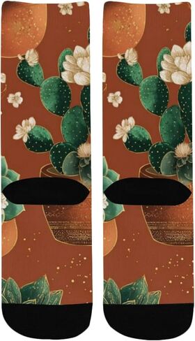 جوارب التنزه سيرًا على الأقدام من Desert Cactus Garden - جوارب شتوية حرارية سميكة دافئة للأولاد والبنات الصغار للمدرسة، والارتداء اليومي والأنشطة الخارجية in Kuwait