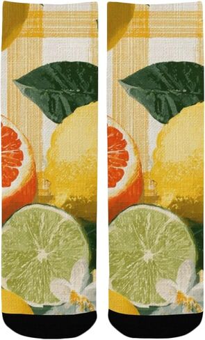 جوارب المشي لمسافات طويلة من الحمضيات الطازجة - جوارب شتوية حرارية سميكة دافئة للأولاد والبنات للمدرسة، والارتداء اليومي والأنشطة الخارجية in Kuwait