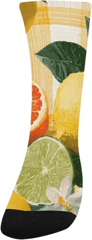 جوارب المشي لمسافات طويلة من الحمضيات الطازجة - جوارب شتوية حرارية سميكة دافئة للأولاد والبنات للمدرسة، والارتداء اليومي والأنشطة الخارجية in Kuwait