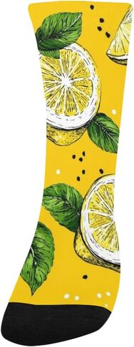 جوارب المشي لمسافات طويلة بطبعة ليمون طازج - جوارب شتوية حرارية سميكة دافئة للأطفال الصغار للأولاد والبنات للمدرسة، والارتداء اليومي والأنشطة الخارجية in Kuwait