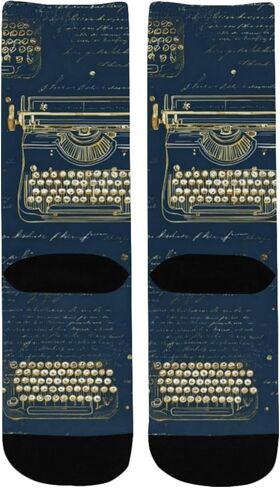 جوارب للمشي لمسافات طويلة على شكل آلة كاتبة باللون الكحلي - جوارب شتوية حرارية سميكة دافئة للأطفال الصغار للأولاد والبنات للمدرسة، والارتداء اليومي والأنشطة الخارجية in Kuwait