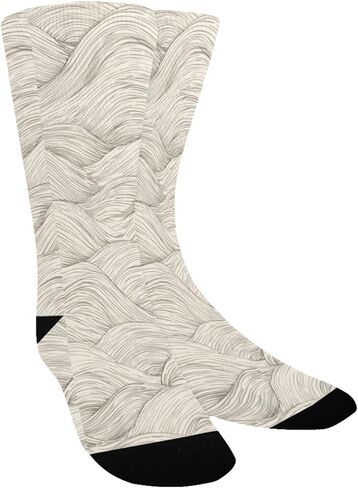 جوارب رمادية للتنزه سيرًا على الأقدام من Minimal Wave - جوارب شتوية حرارية سميكة دافئة للأولاد والبنات الصغار للمدرسة، والارتداء اليومي والأنشطة الخارجية in Kuwait