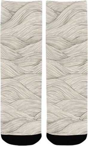 جوارب رمادية للتنزه سيرًا على الأقدام من Minimal Wave - جوارب شتوية حرارية سميكة دافئة للأولاد والبنات الصغار للمدرسة، والارتداء اليومي والأنشطة الخارجية in Kuwait