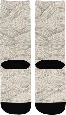 جوارب رمادية للتنزه سيرًا على الأقدام من Minimal Wave - جوارب شتوية حرارية سميكة دافئة للأولاد والبنات الصغار للمدرسة، والارتداء اليومي والأنشطة الخارجية in Kuwait